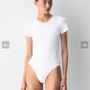 Aritzia White Bodysuit